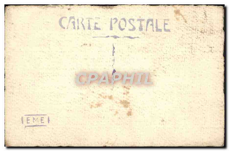 CPA Fantaisie Fleurs violettes — Verso