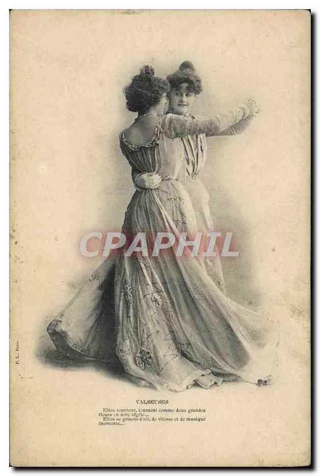 Dos bailarinas en vals — P. L. Poiré — n° 2968