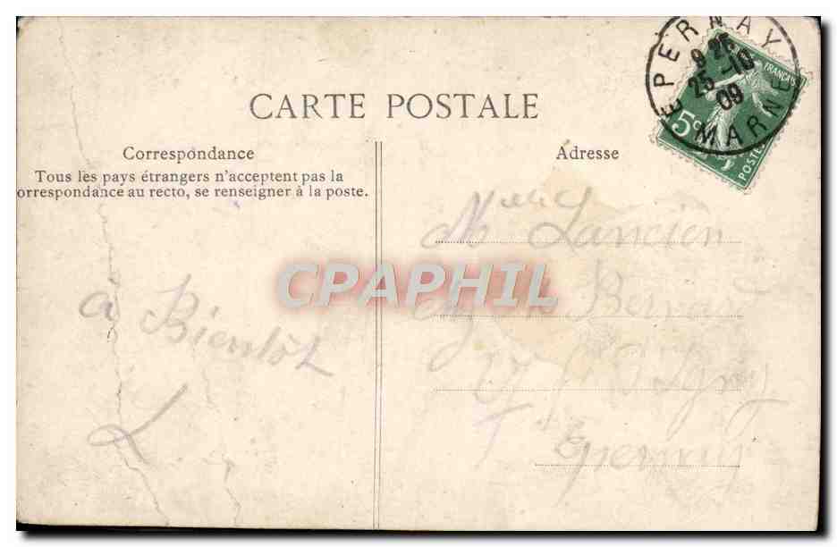CPA Fantaisie Femmes  — Verso