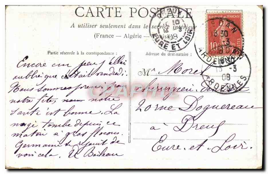 CPA Fantaisie Enfants — Rückseite