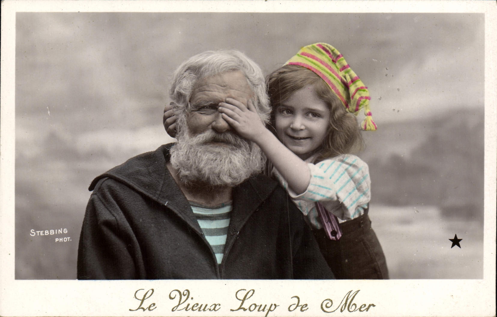 CPA Fantaisie Enfant Grand Pere