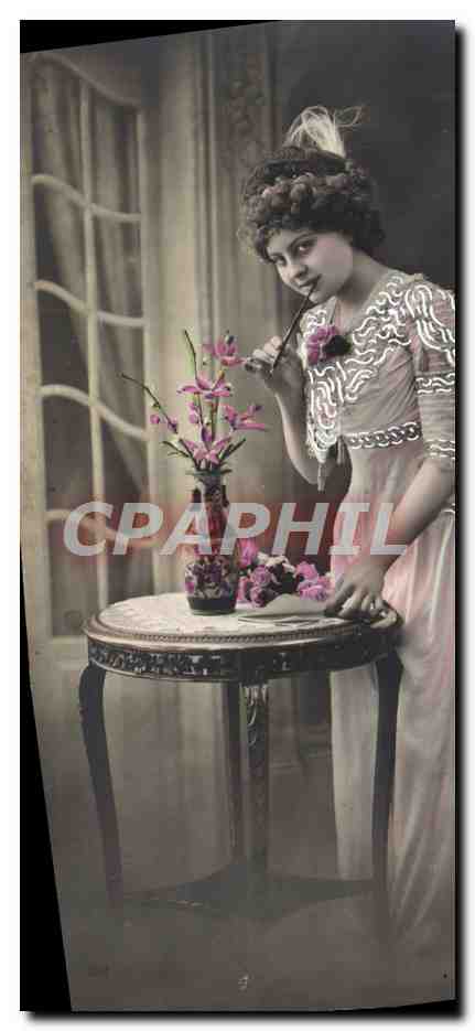 CPA Fantaisie Femme