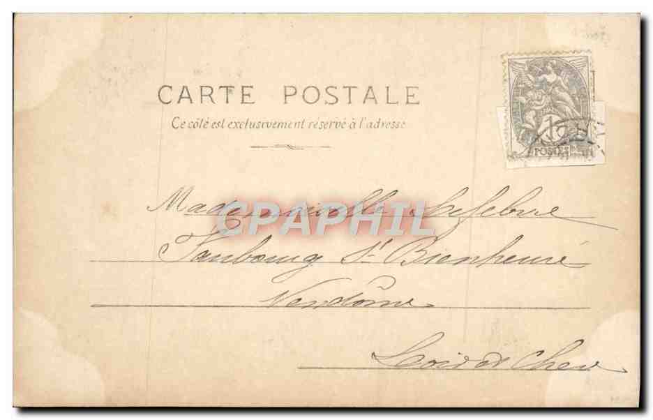 Merveilleuse en el Parque Real — H. Manuel, París, n° 103/6 — Reverso