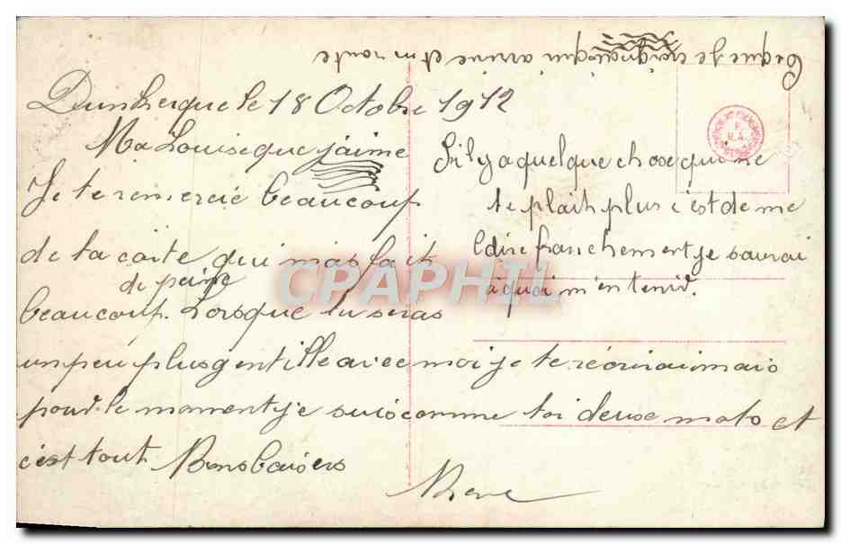 Le Baiser — scène de couple — éditeur PR, n° 3518/2 — Reverso