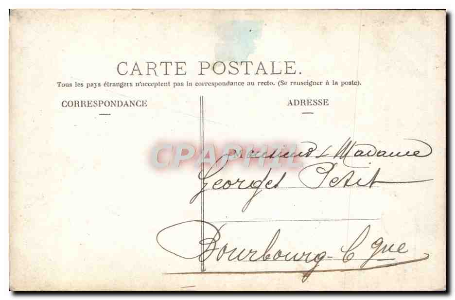CPA Fantaisie Enfant — Rückseite
