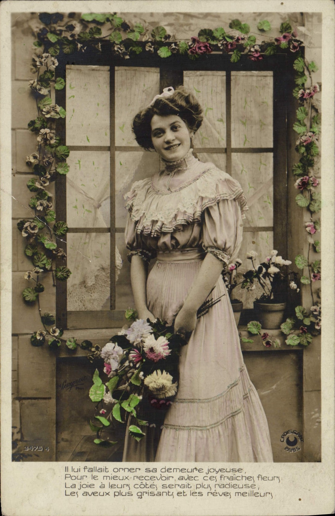 CPA Fantaisie Femme
