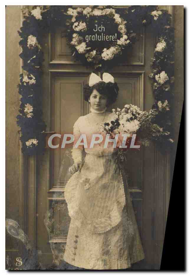 CPA Fantaisie Femme