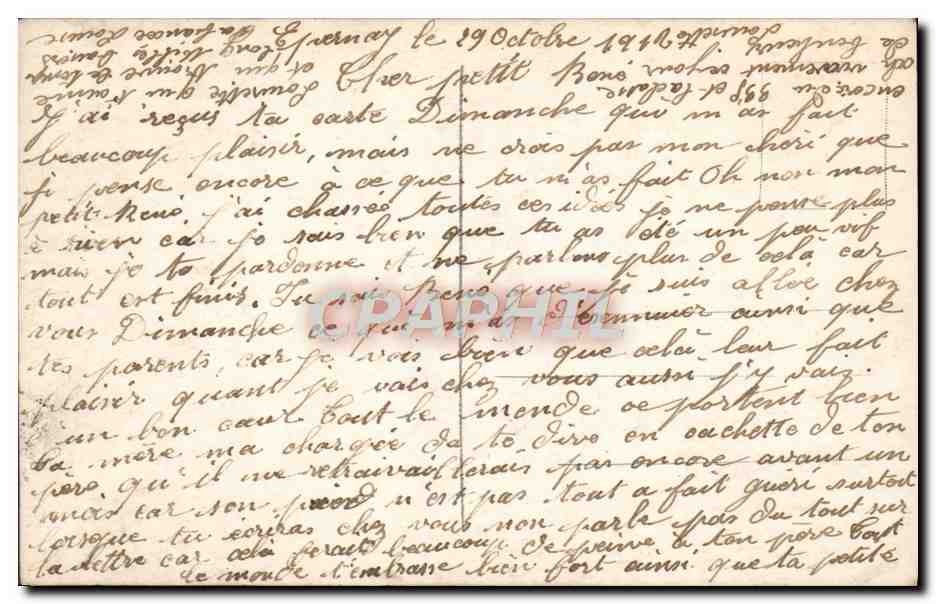 Femme avec colombe — REX 4155 — Éditeur REX — Rückseite