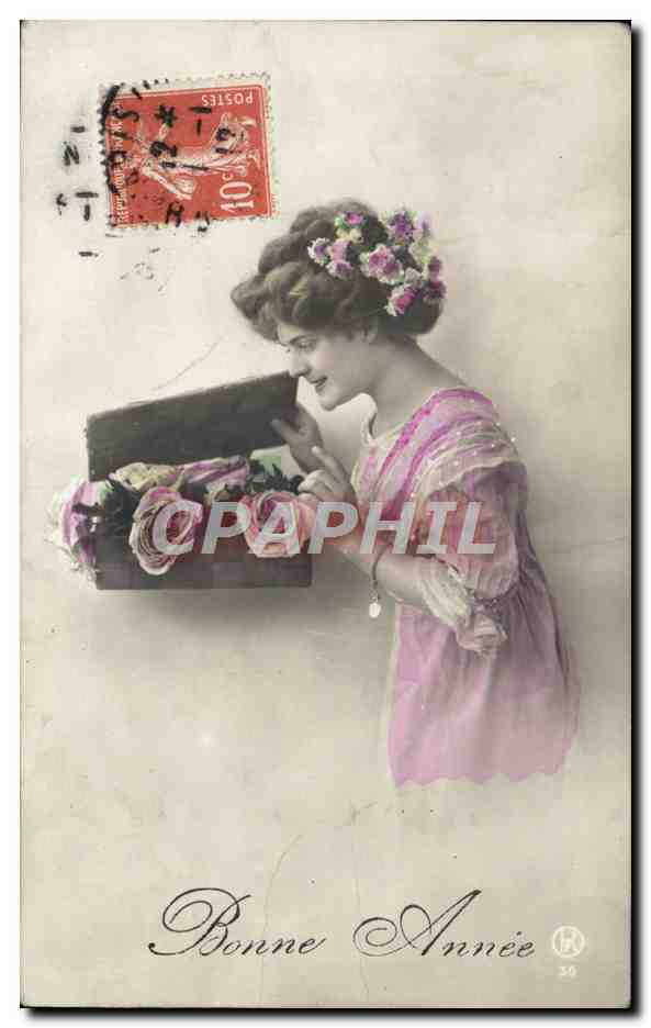 CPA Fantaisie Femme