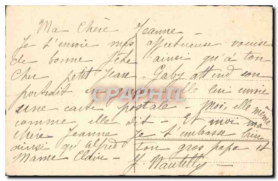 CPA Fantaisie Fleurs Roses — Verso