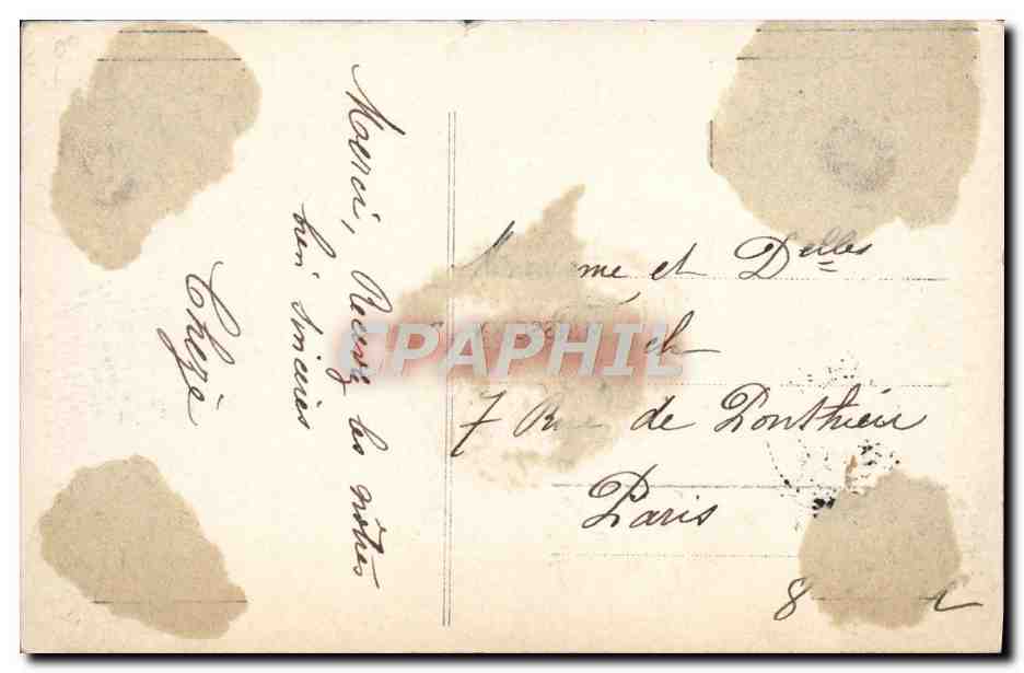 CPA Fantaisie Chat chats Chaton  — Rückseite