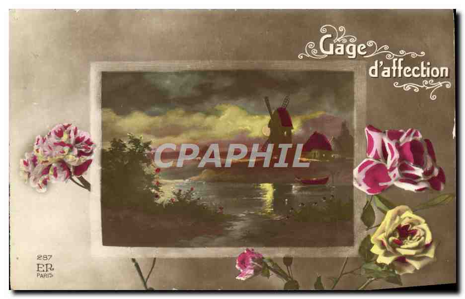 CPA Fantaisie Fleurs