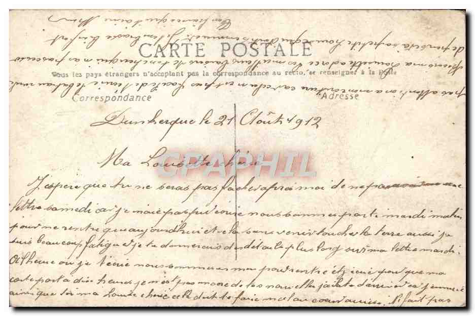 CPA Fantaisie Femme Le reve — Rückseite