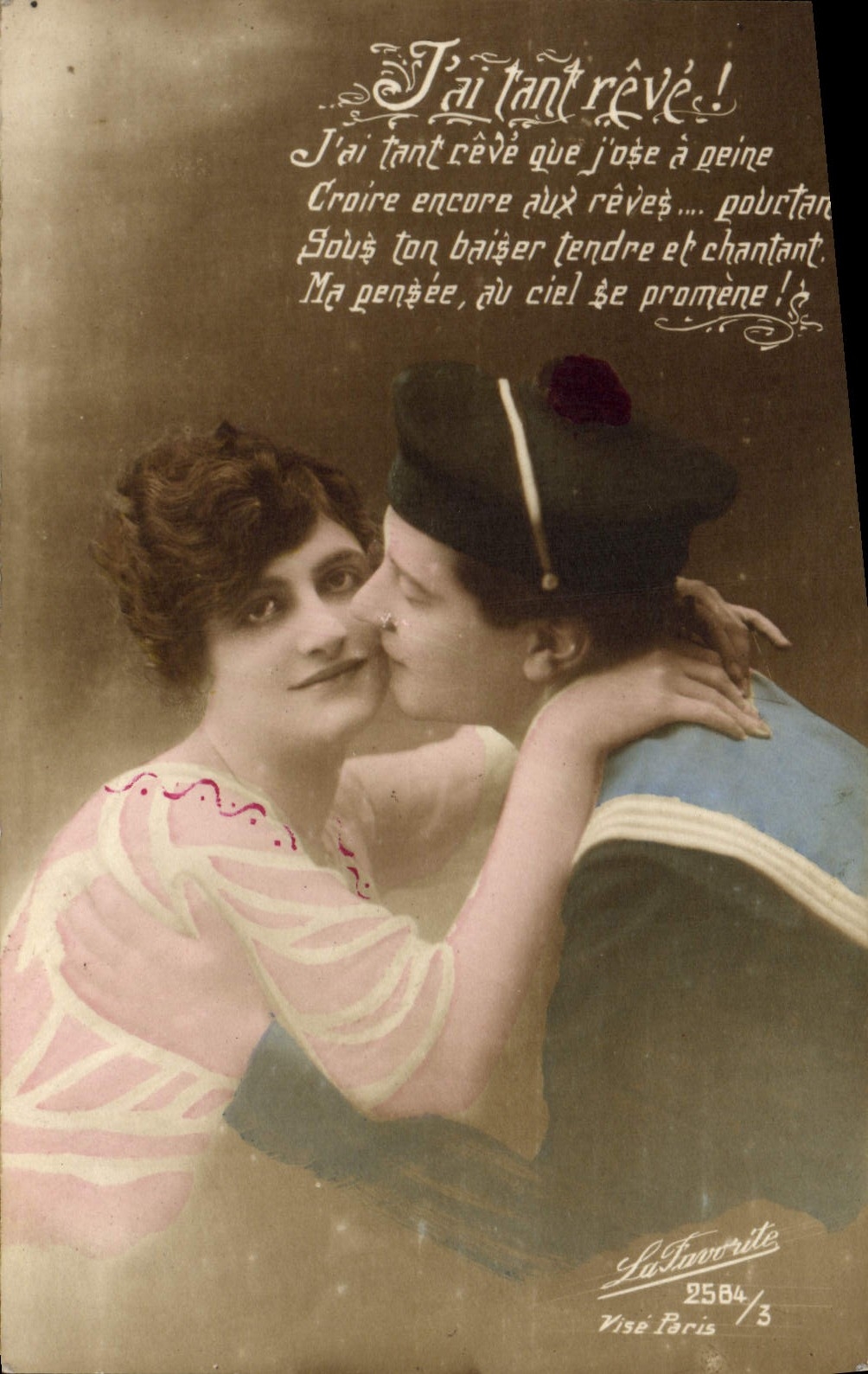 CPA Fantaisie Femme MArin