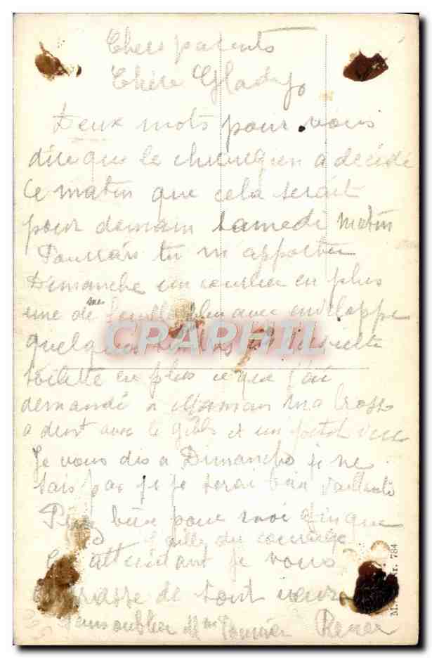 CPA Fantaisie Fleurs Chats Chat Chaton  — Rückseite
