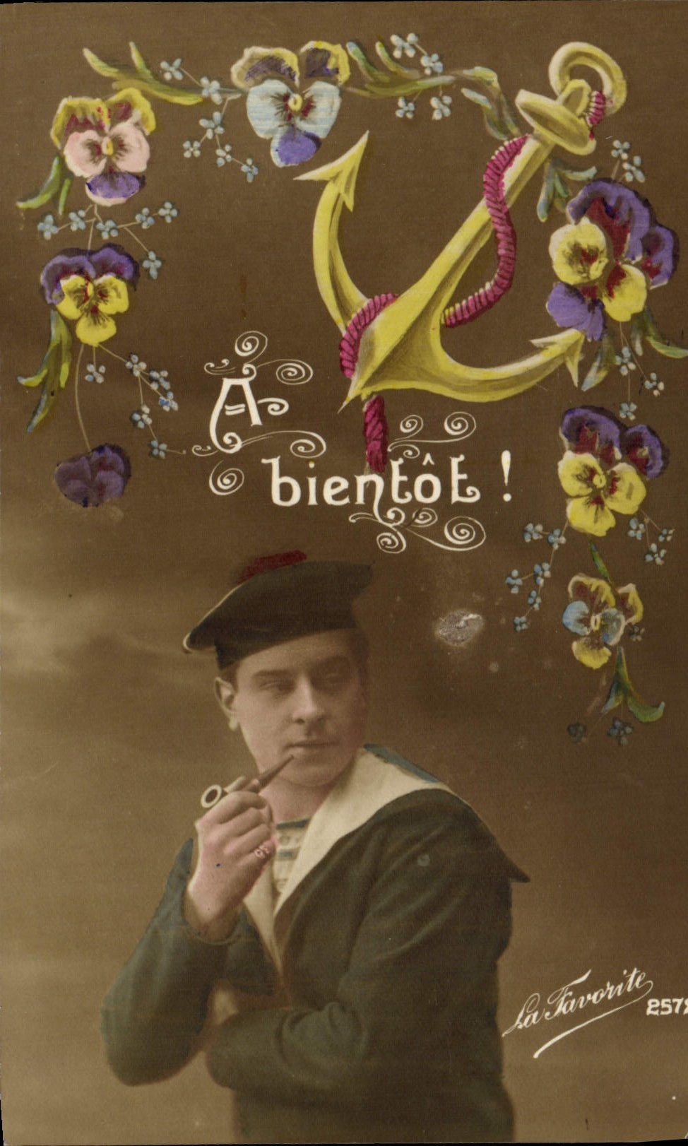 Matrose in Uniform — Bis bald! — La Favorite, n° 8571