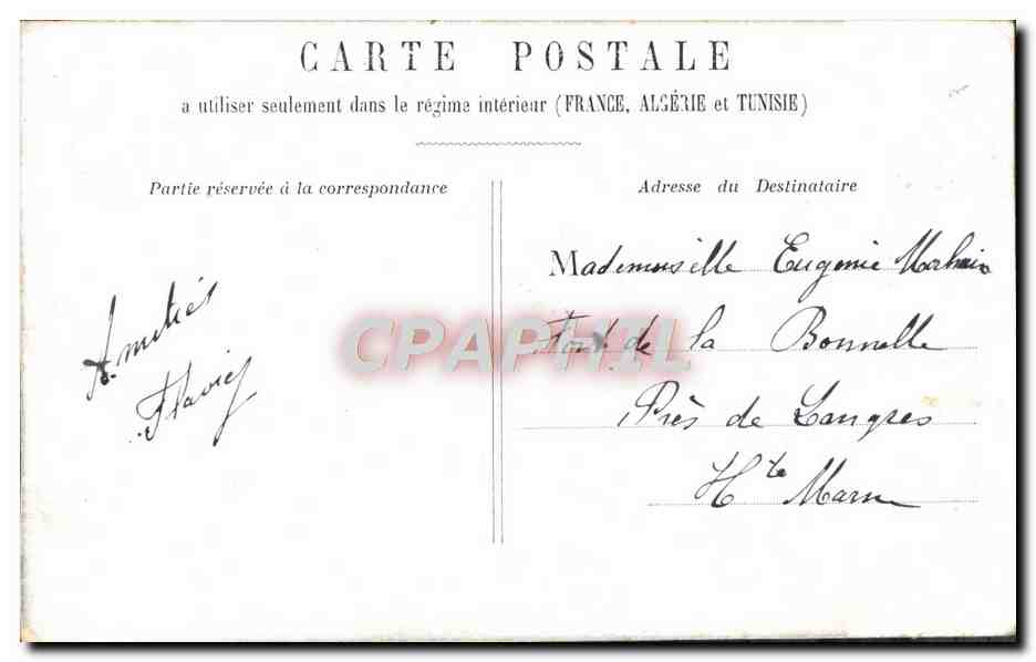 CPA Fantaisie Enfant — Verso