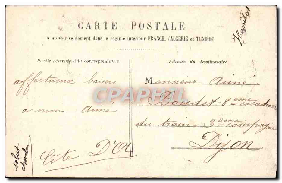 Femme en robe à dentelle — scène de départ triste — éditeur non visible — Verso