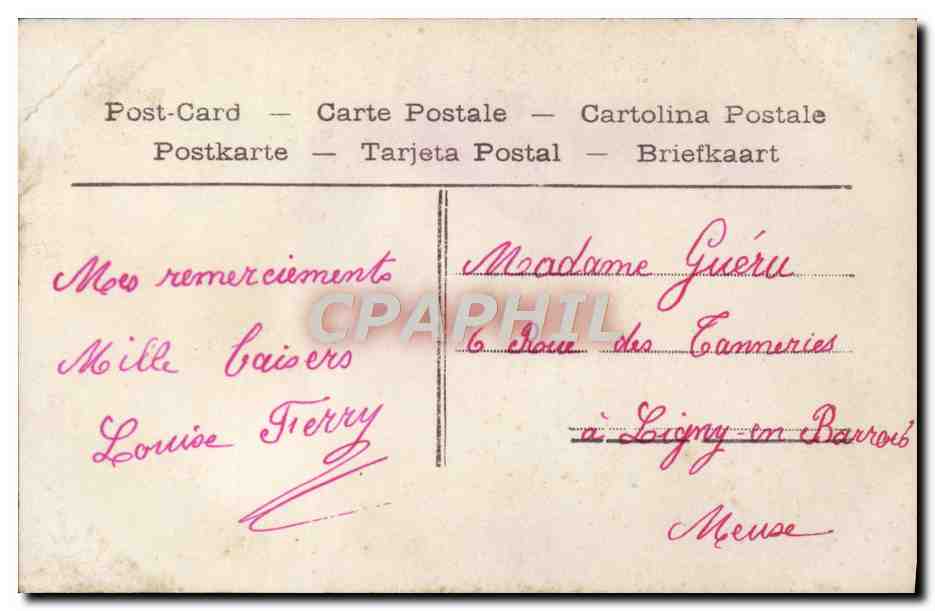Une Pensée de Perdun — édition Perdun n°4303 — Verso