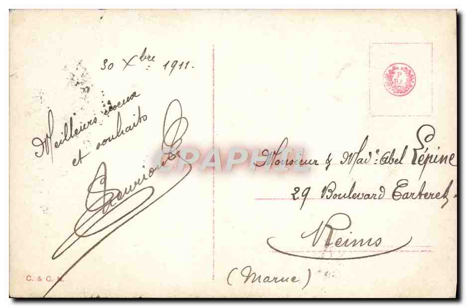 CPA Fantaisie Enfant — Verso