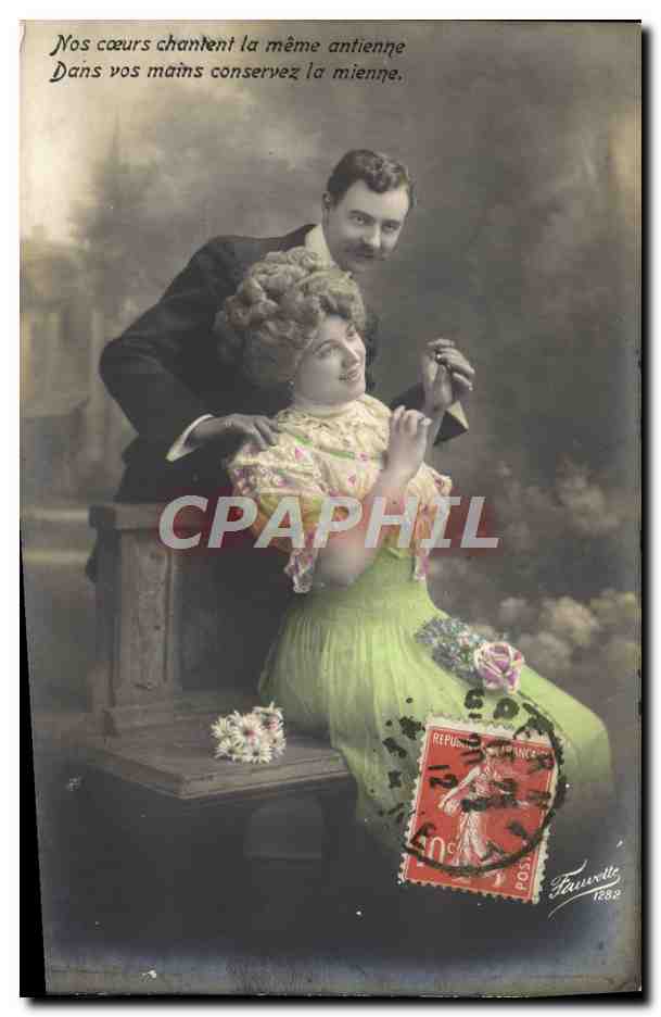 CPA Fantaisie Femme