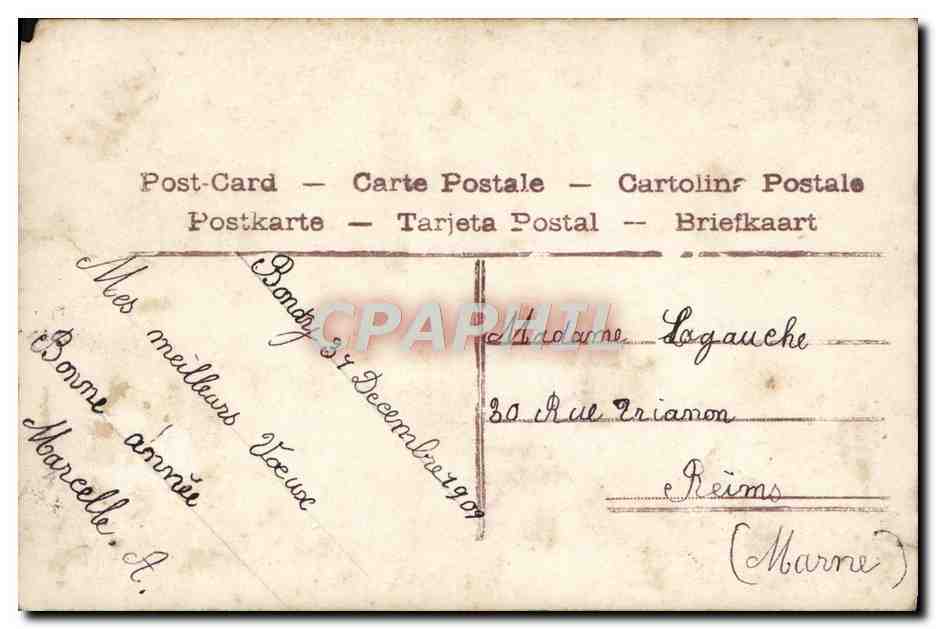 CPA Fantaisie Enfant — Verso