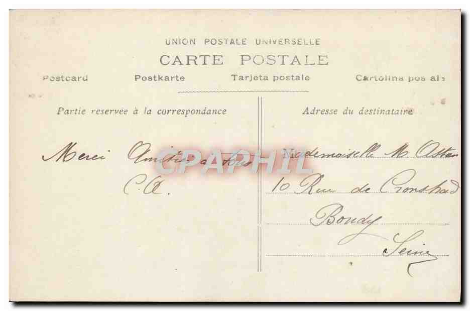 Lilies de printemps — Messagers de Joie — J.K. n°739 — Rückseite