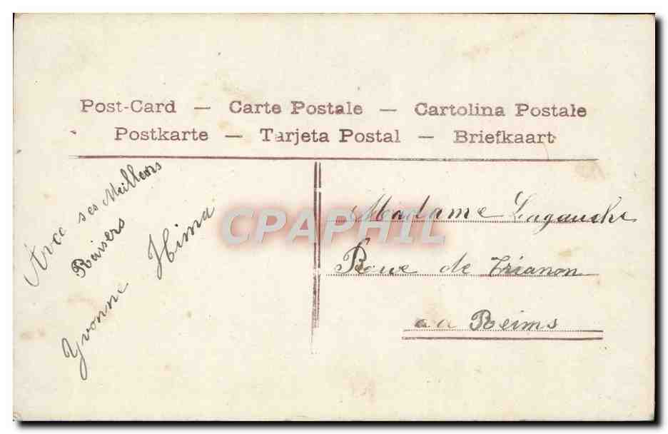 CPA Fantaisie Enfant — Rückseite