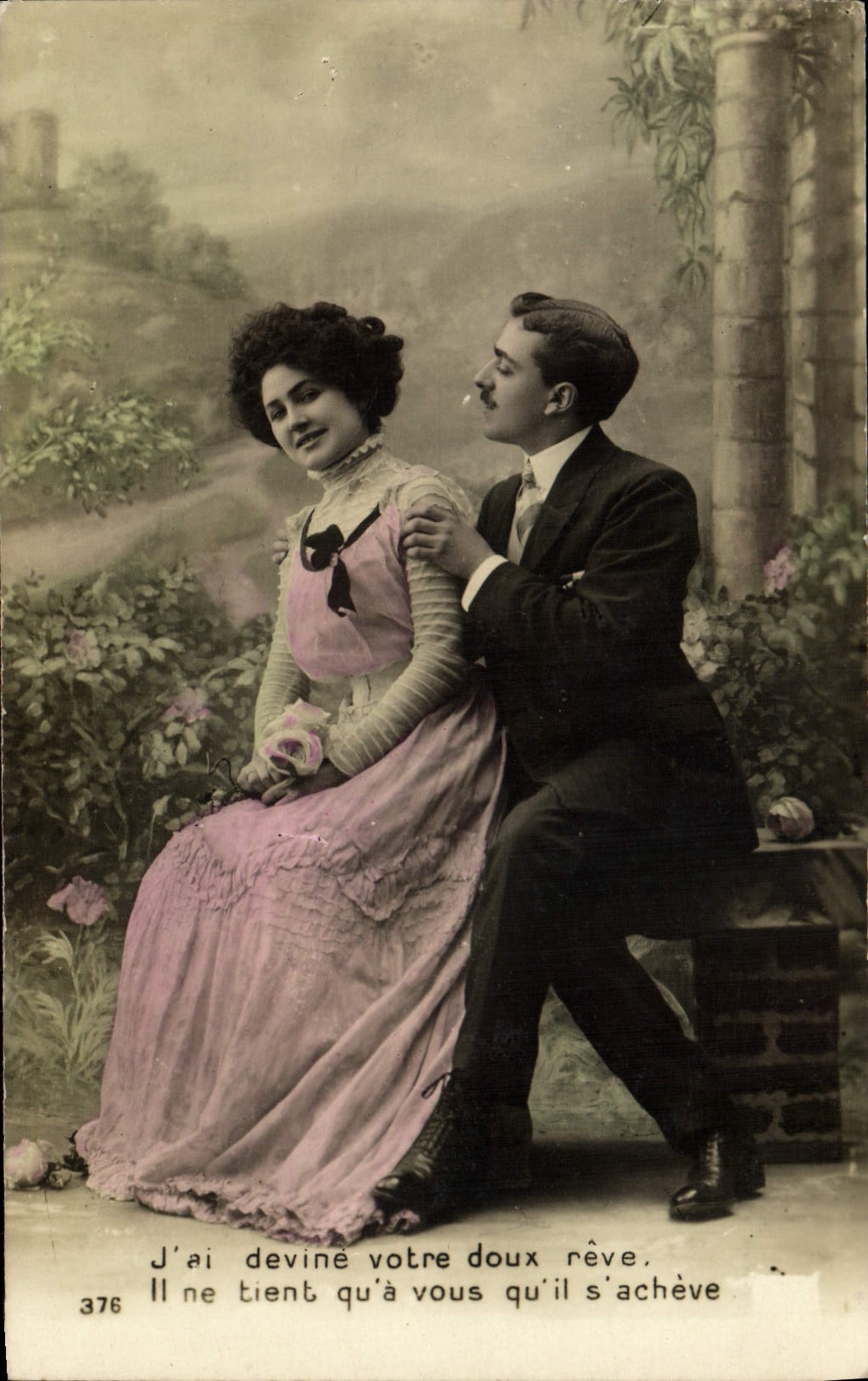 CPA Fantaisie Femme