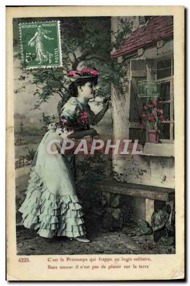 CPA Fantaisie Femme