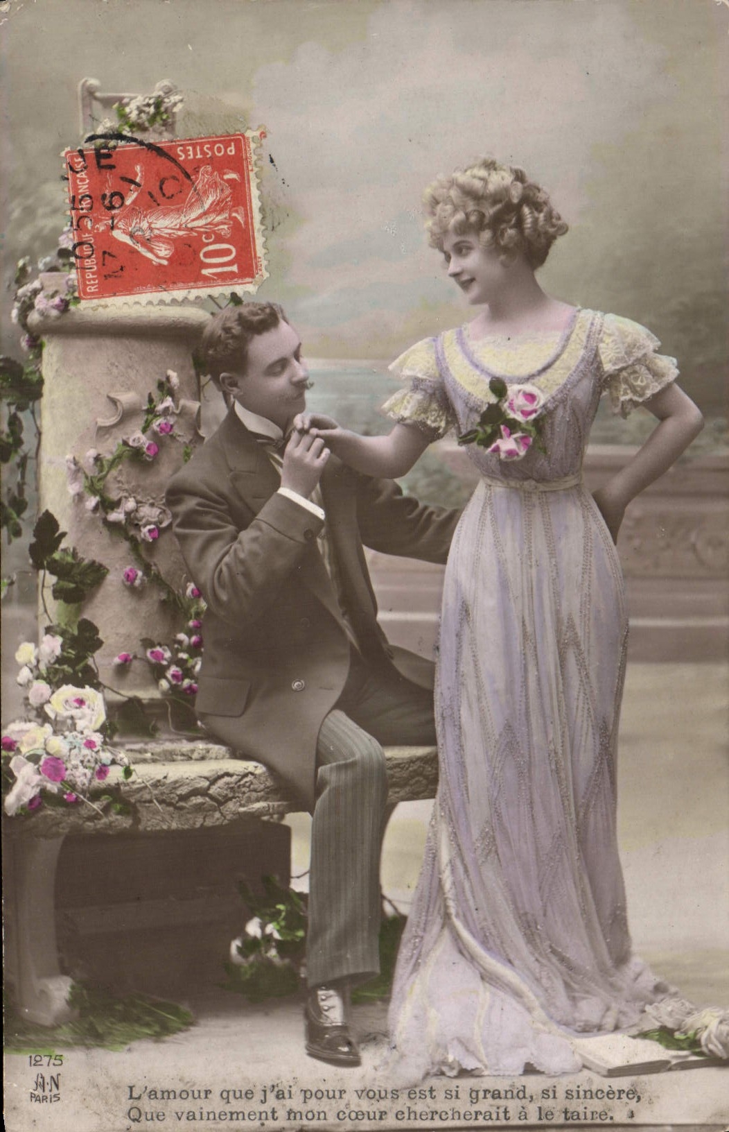 Amour sincère — L'amour que j'ai pour vous est si grand, si sincère — A.N. Paris, n°1275