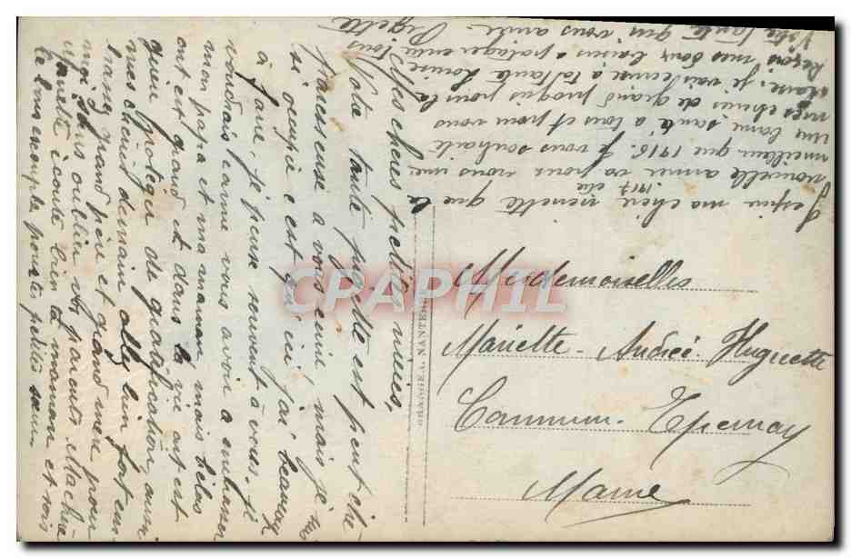 CPA Fantaisie Enfants — Rückseite