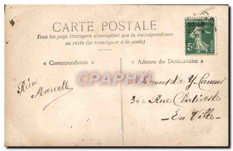 CPA Fantaisie Enfant — Verso