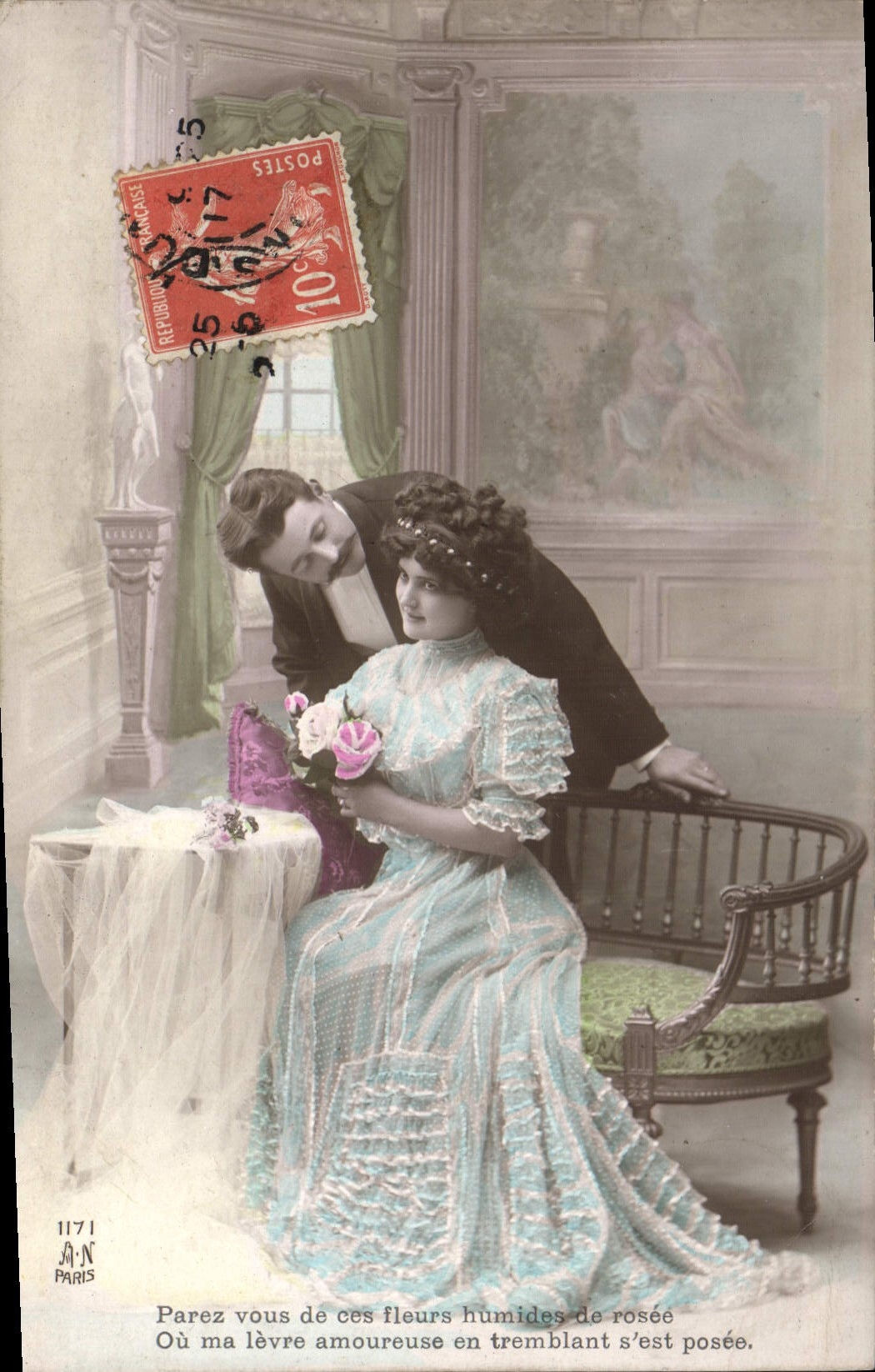CPA Fantaisie Femme