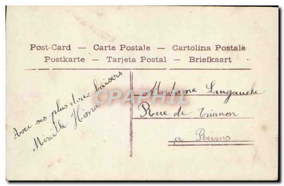 CPA Fantaisie Enfant — Verso