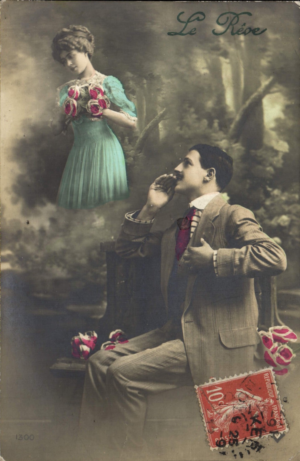 CPA Fantaisie Femme Le reve