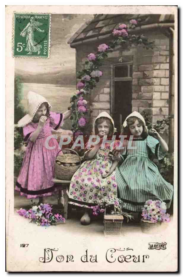CPA Fantaisie Enfants