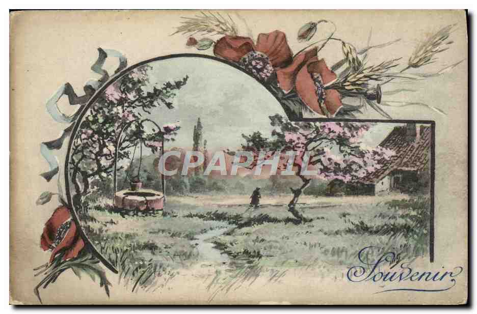 CPA Fantaisie Fleurs