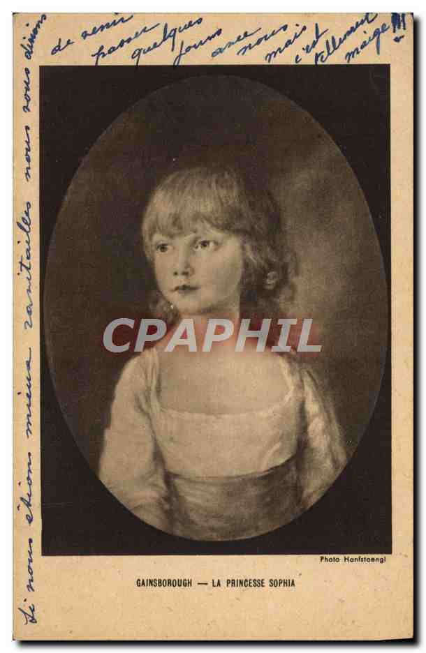 CPA Fantaisie Gainsborough La princesse Sophia