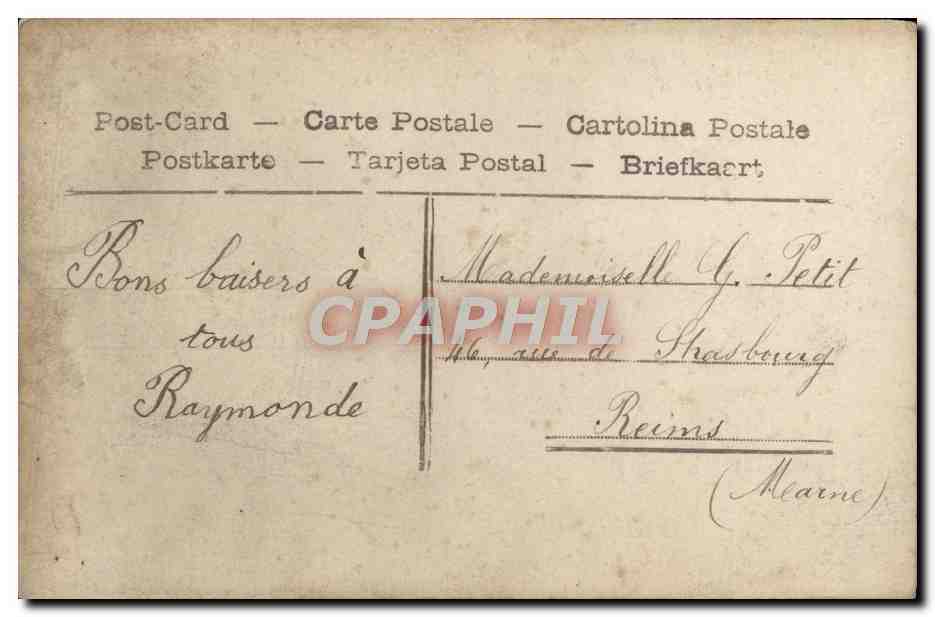CPA Fantaisie Femme un baiser Trefle — Verso