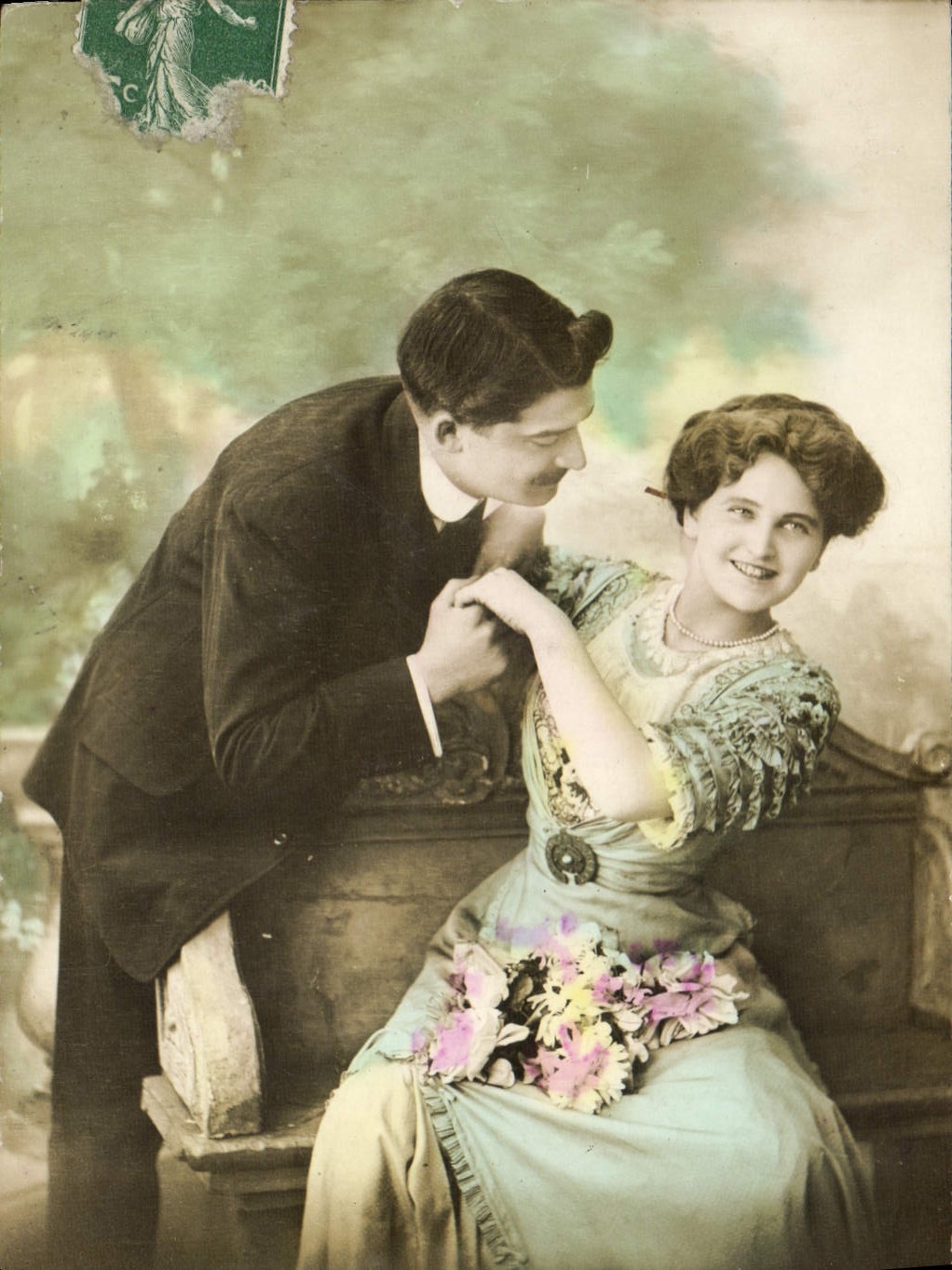CPA Fantaisie Femme