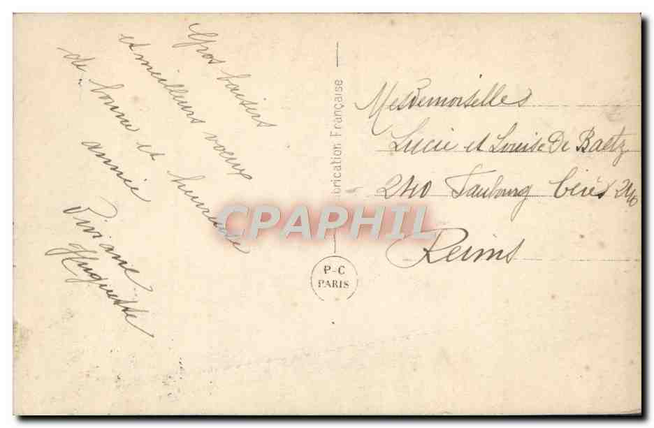 CPA Fantaisie Femme — Rückseite