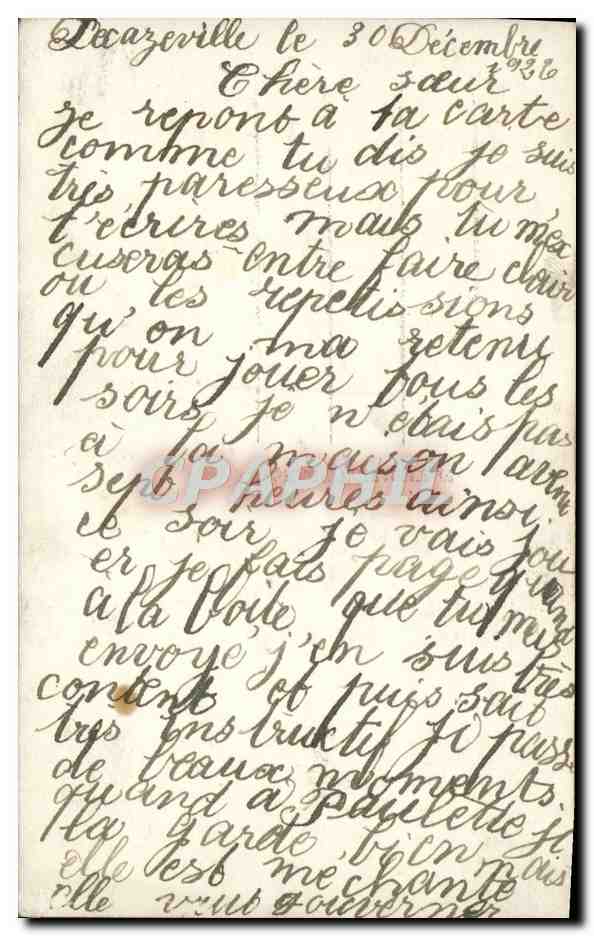CPA Fantaisie Enfant — Verso