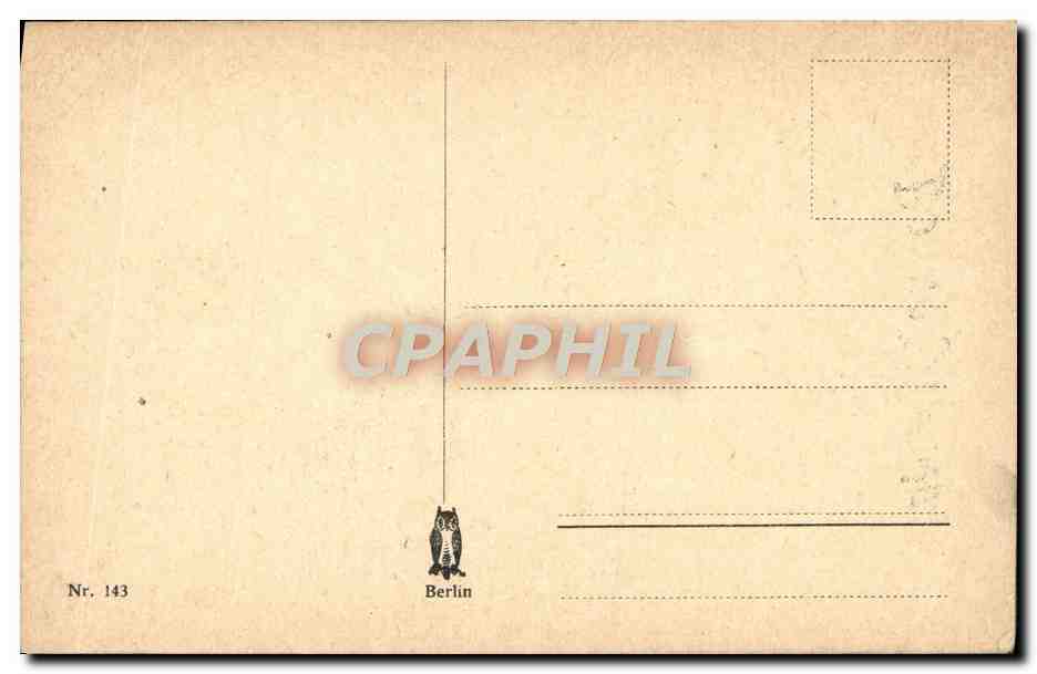 CPA Fantaisie Femme Enfant — Verso