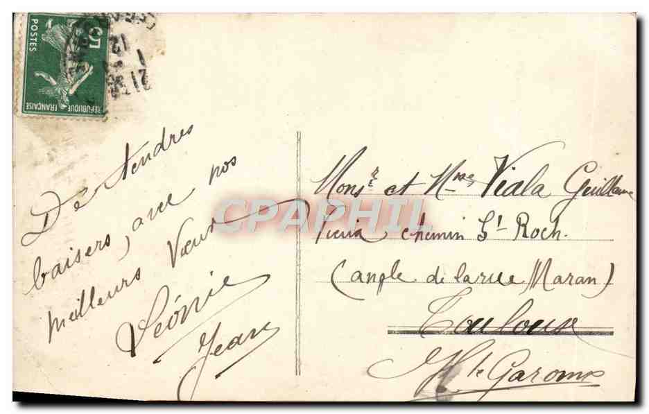 CPA Fantaisie Enfant — Rückseite