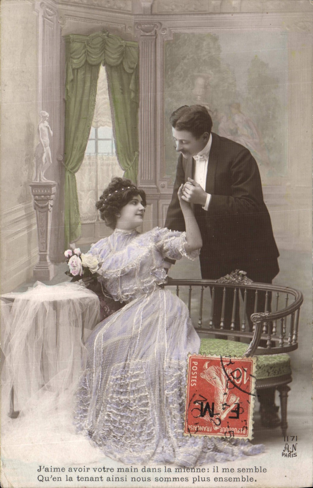 Jeune couple dans un intérieur élégant — J.A.N. Paris, n° 1171