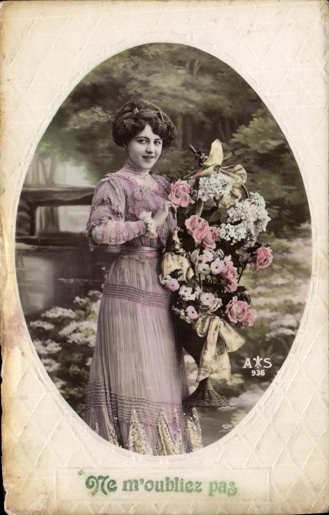 CPA Fantaisie Femme