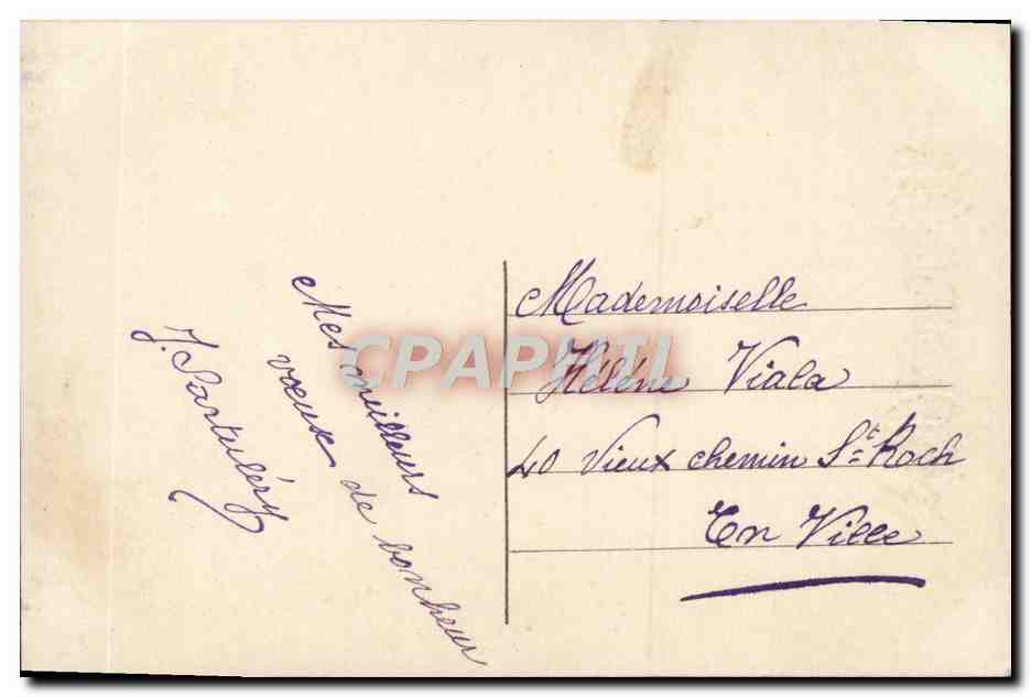 CPA Fantaisie Enfant — Rückseite