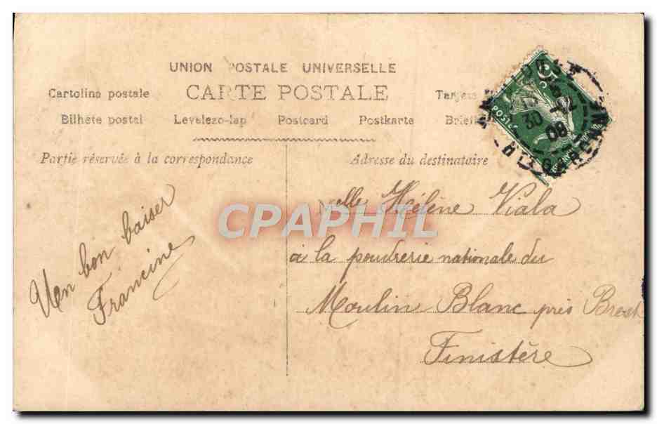 CPA Fantaisie Enfant — Rückseite