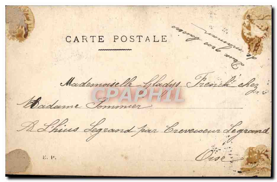 CPA Fantaisie Enfant — Rückseite